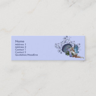 KRW Blue Mushroom Fairy Profile Card