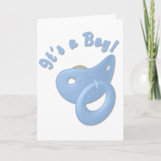 KRW Boy Pacifier Baby Shower Invitation