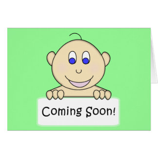 New Baby Coming Soon Cards, Photocards, Invitations & More