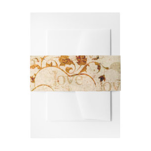 KRW Corinthians Love is: Invitation Belly Bands Invitation Belly Band