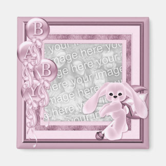 KRW Custom Baby Girl Photo Magnet