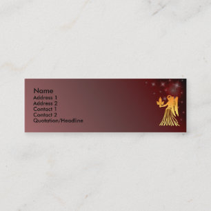 KRW Custom Virgo Zodiac Sign Profile Card