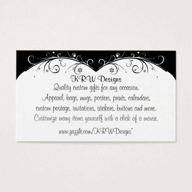 KRW Designs Business Cards (Front)