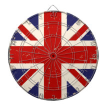 KRW Distressed British Flag Dartboard