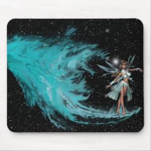KRW Faery from the Fire - Birth of the Blue Faery Mouse Pad