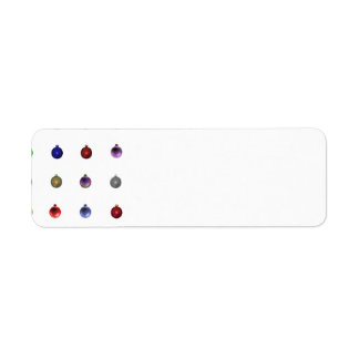 KRW Festive Christmas Ornament Blank Label