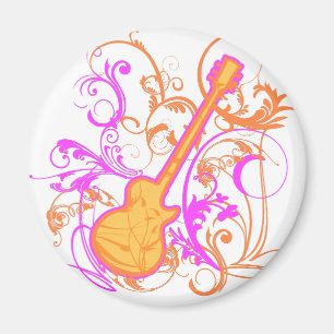 KRW Girl's Rock Guitar Grunge Magnet