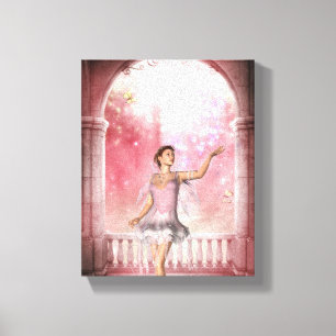 KRW Gloaming en toile d'Imaginaire rose