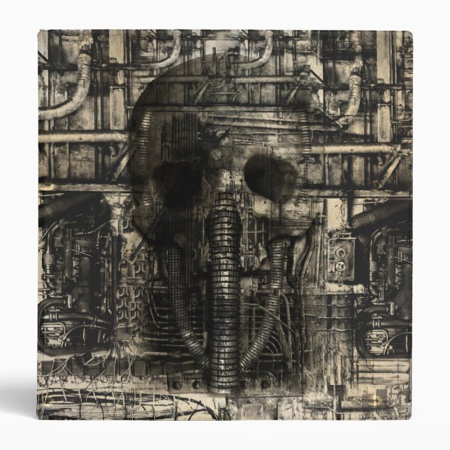 KRW Industrial Death Sci-Fi 1.5" Binder (Front)