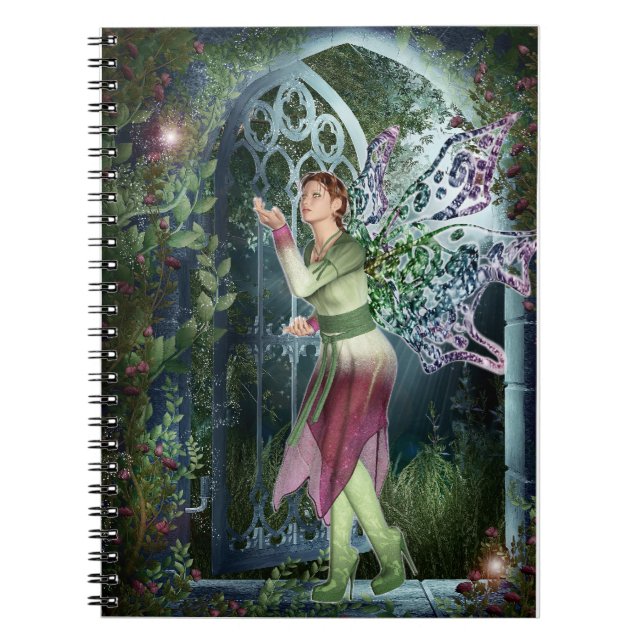 KRW Into the Night Faerie Fantasy Notebook (Front)