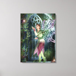 KRW Into the Night Fantasy Faery Art Canvas Print