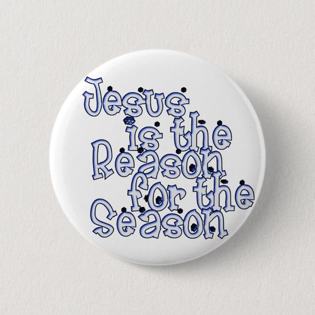 KRW Jesus is the Reason for the Season 2 Inch Round Button (Front)