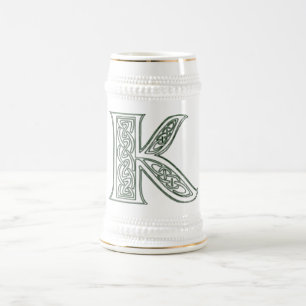 KRW - K - Celtic Monogrammed Stein