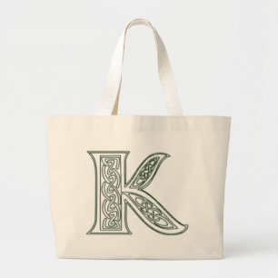 KRW - K - Sac fourre-tout décoré d'un monogramme