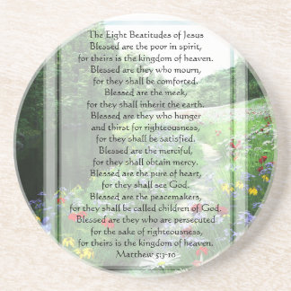KRW Les Huit Béatitudes de Jésus Dessous de verre