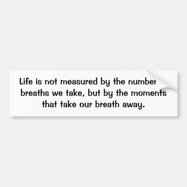 KRW Life Bumper Sticker (Front)