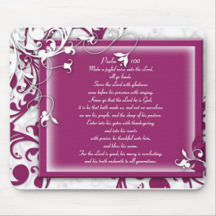 KRW Make a Joyful Noise Unto the Lord Psalm 100 Mouse Pad
