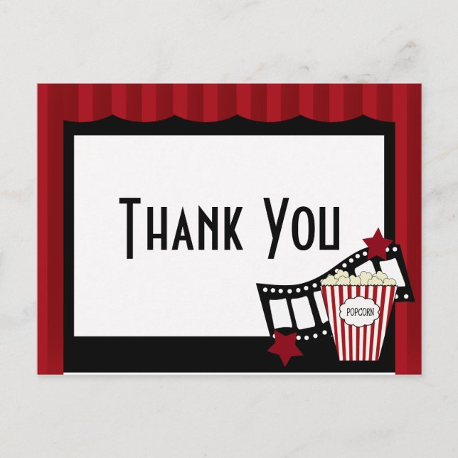 KRW Movie Theatre Thank You Postcard (Front)