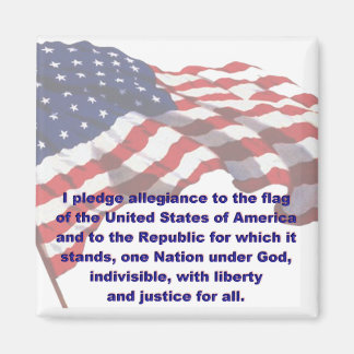 KRW Pledge of Allegiance Magnet