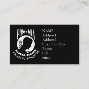 KRW POW/MIA Custom Business Card