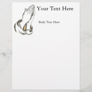 KRW Praying Hands Large Flyer Template