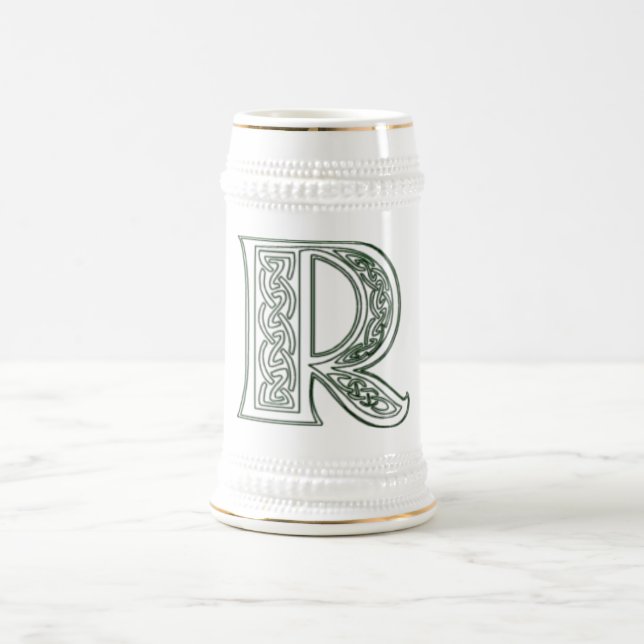 KRW - R - Celtic Monogrammed Stein (Center)