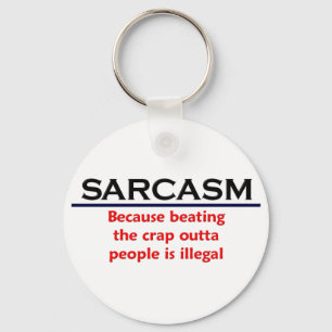 KRW Sarcasm Funny Joke Keychain