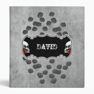 KRW Skulls and Roses Custom Name Binder/Album* Binder