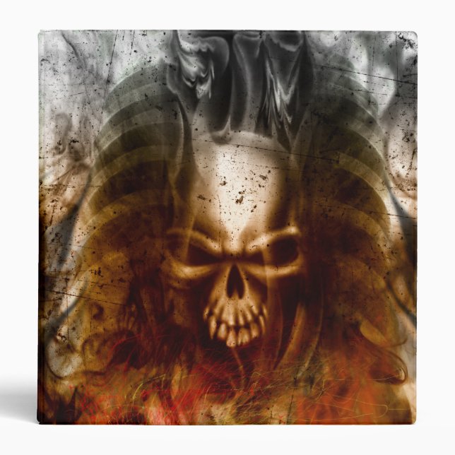 KRW Smouldering Skull Binder (Front)