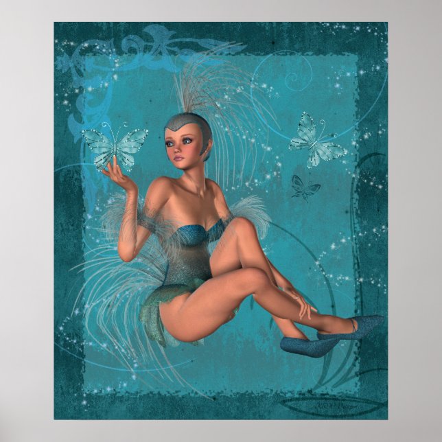 KRW The Blue Sprite and the Butterflies Poster (Front)