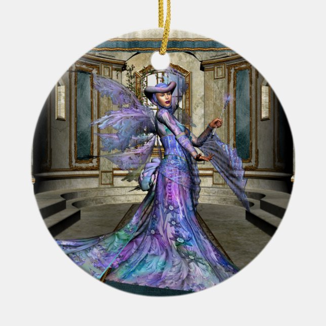 KRW The Fairy Godmother Fantasy 2 Sided Ornament (Front)