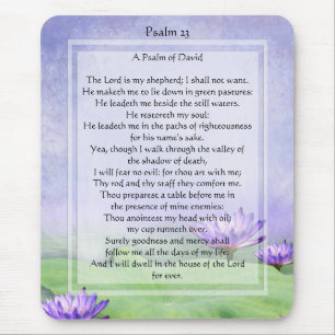 KRW The Lord is My Shepherd Psalm 23 Mousepad