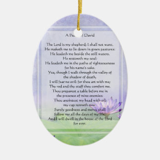 KRW The Lord is My Shepherd Psalm 23 Ornament