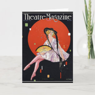 KRW Vintage 1921 Theater Magazine carte blanche