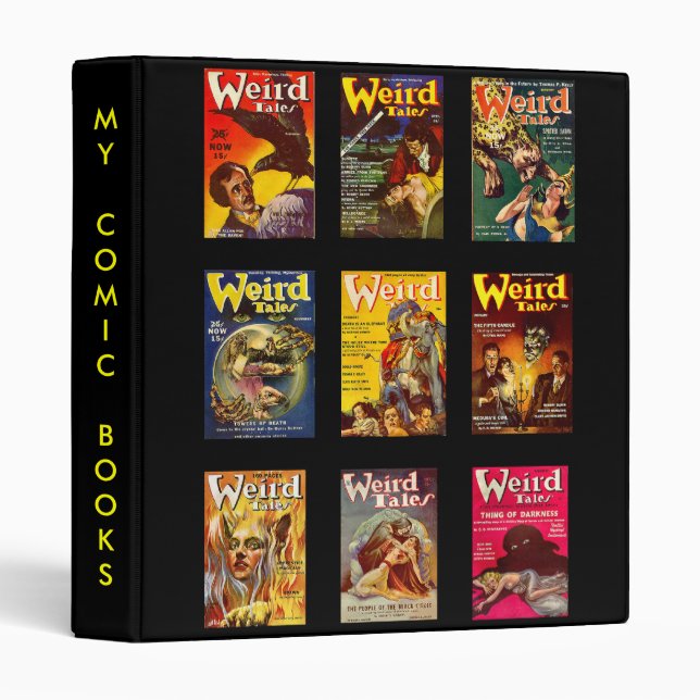 KRW Vintage Comic Book Binder (Front/Spine)