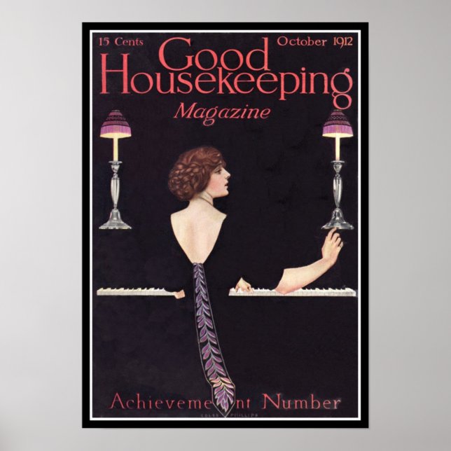 KRW Vintage Good Housekeeping 1912 Magazine Poster (Front)