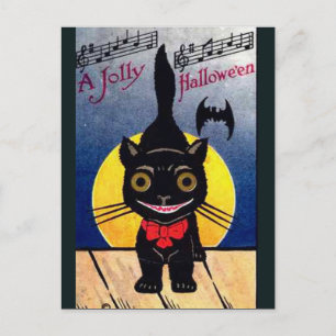 KRW Vintage Halloween Postcard