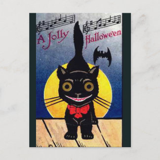 KRW Vintage Halloween Postcard