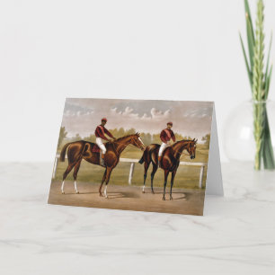 KRW Vintage Horse Racing Card - Customized