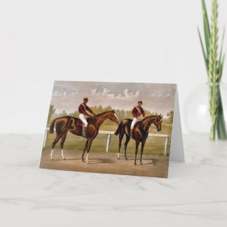 KRW Vintage Horse Racing Card - Customized