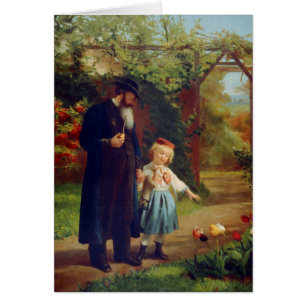 KRW Vintage Morning Walk 1874 Card
