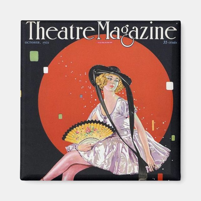 KRW Vintage Theatre Magazine 1921 Magnet (Front)