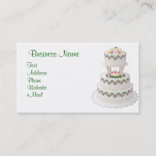 KRW Wedding Cake Custom Business Card