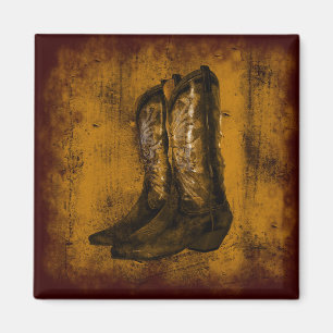 KRW Western Wear Cowboy Boots Magnet