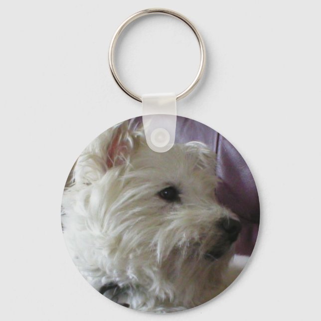 KRW Westie Keychain (Front)