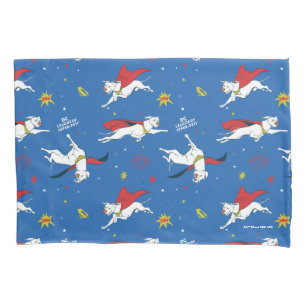 Krypto Flying Pattern Pillowcase