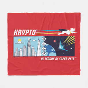 Krypto Outer-Space to Metropolis Fleece Blanket