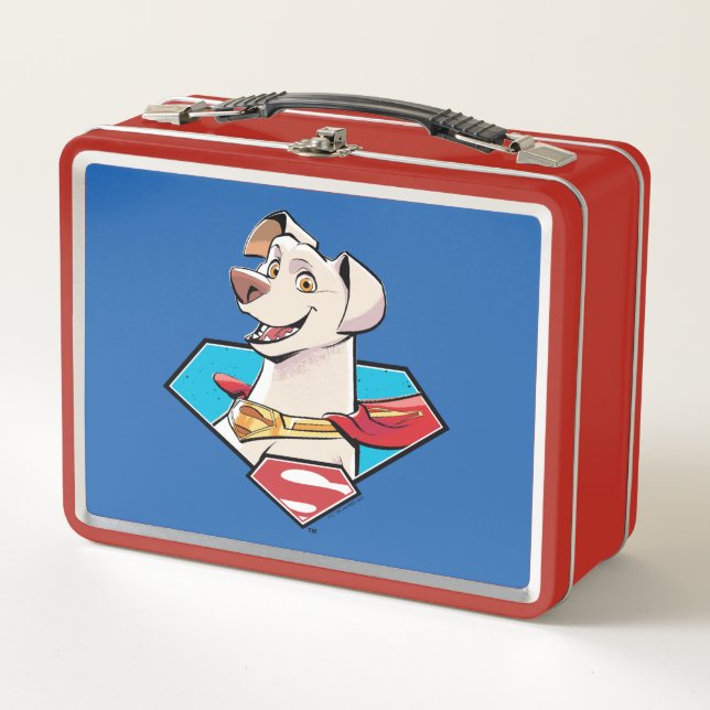 Krypto S-Shield Graphic Metal Lunch Box (Front)