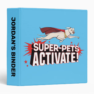 Krypto: Super-Pets Activate! Binder