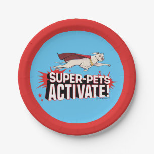 Krypto: Super-Pets Activate! Paper Plate
